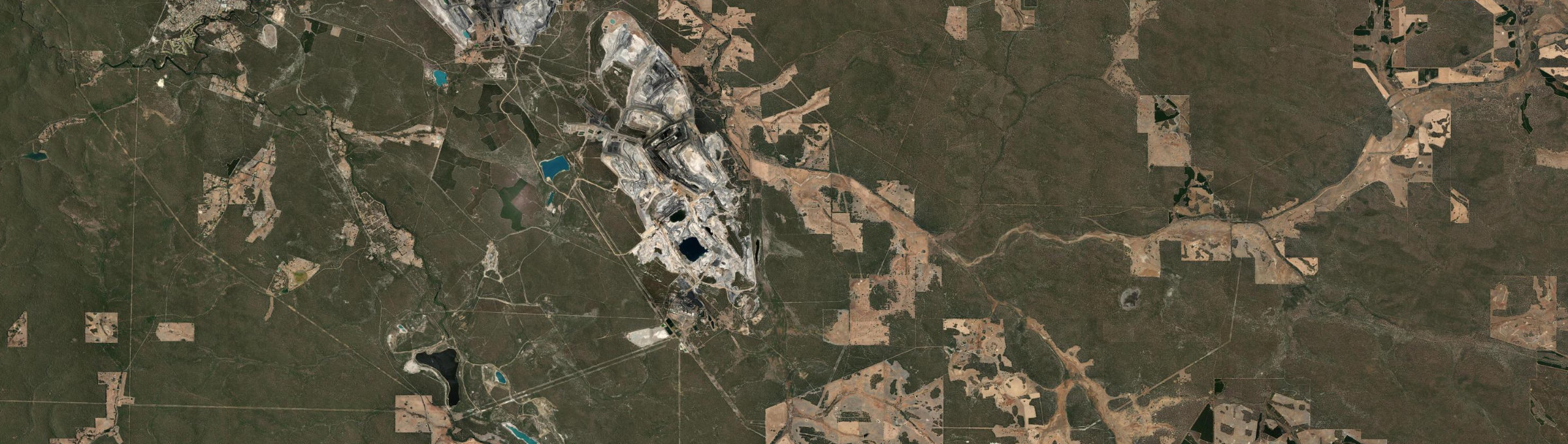 Aerial view of Muja, WA
