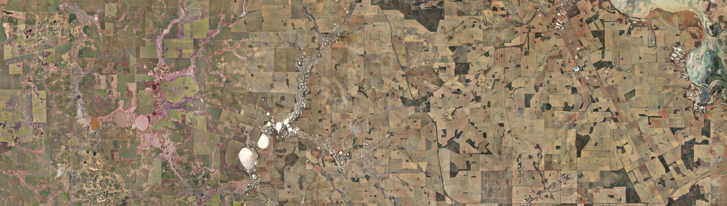 Aerial view of Wubin, WA