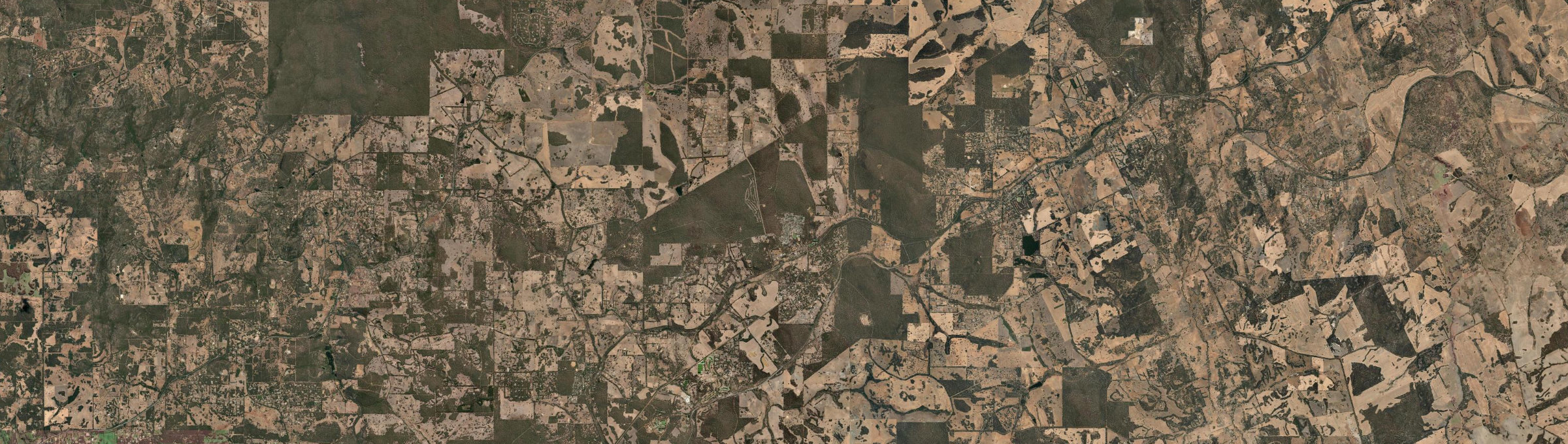Aerial view of Wundowie, WA