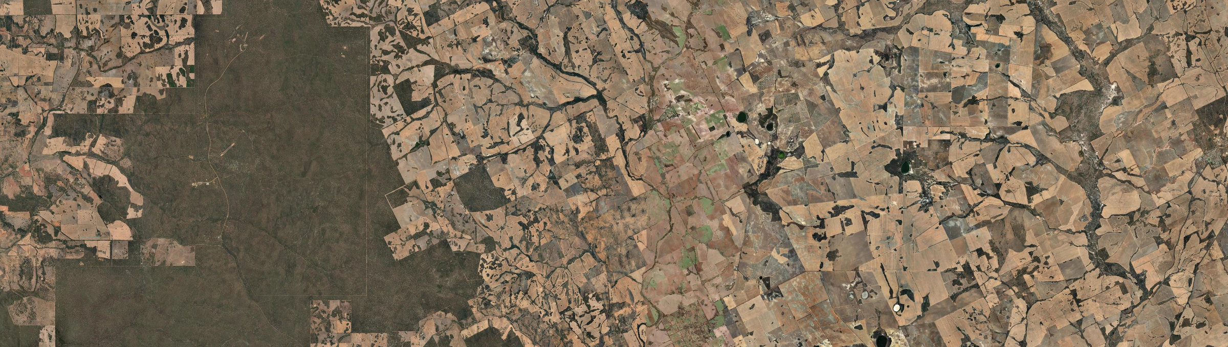 Aerial view of Wattening, WA