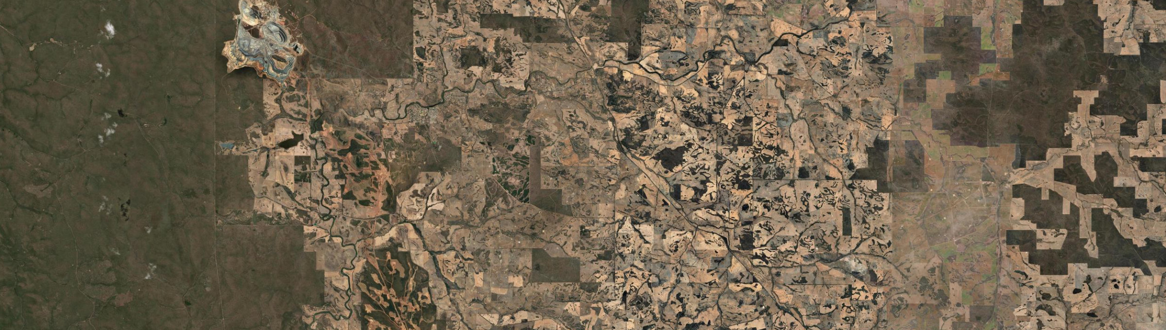 Aerial view of Crossman, WA