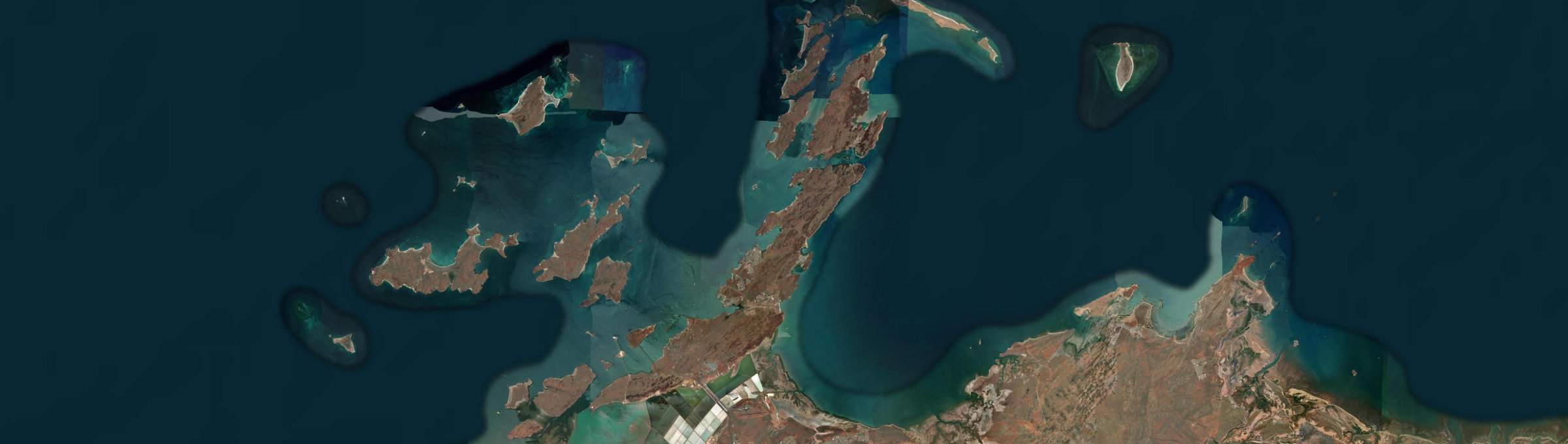 Aerial view of Burrup, WA