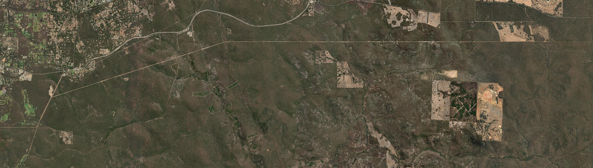 Aerial view of Gorrie, WA