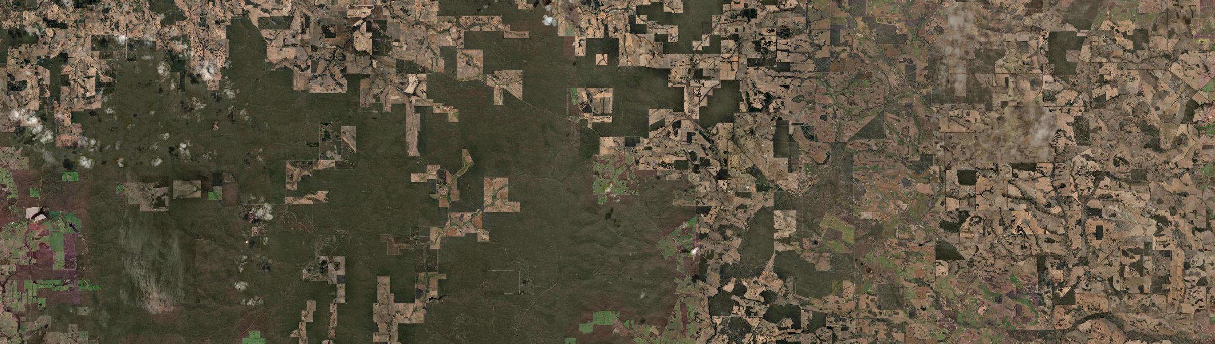 Aerial view of Chowerup, WA