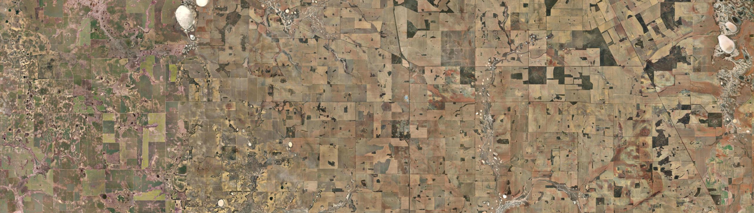 Aerial view of Dalwallinu, WA