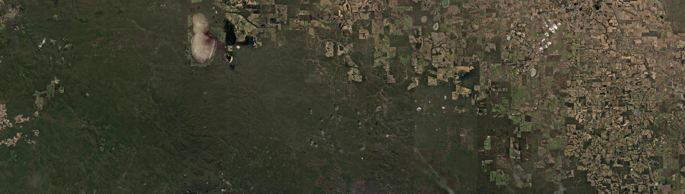 Aerial view of Rocky Gully (WA), WA