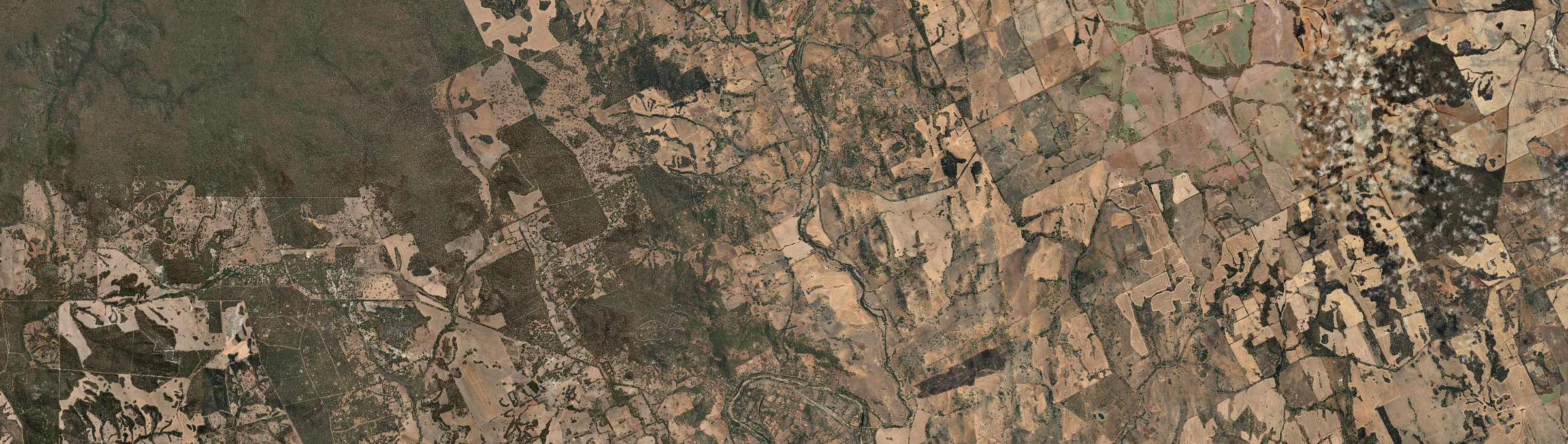 Aerial view of Coondle, WA
