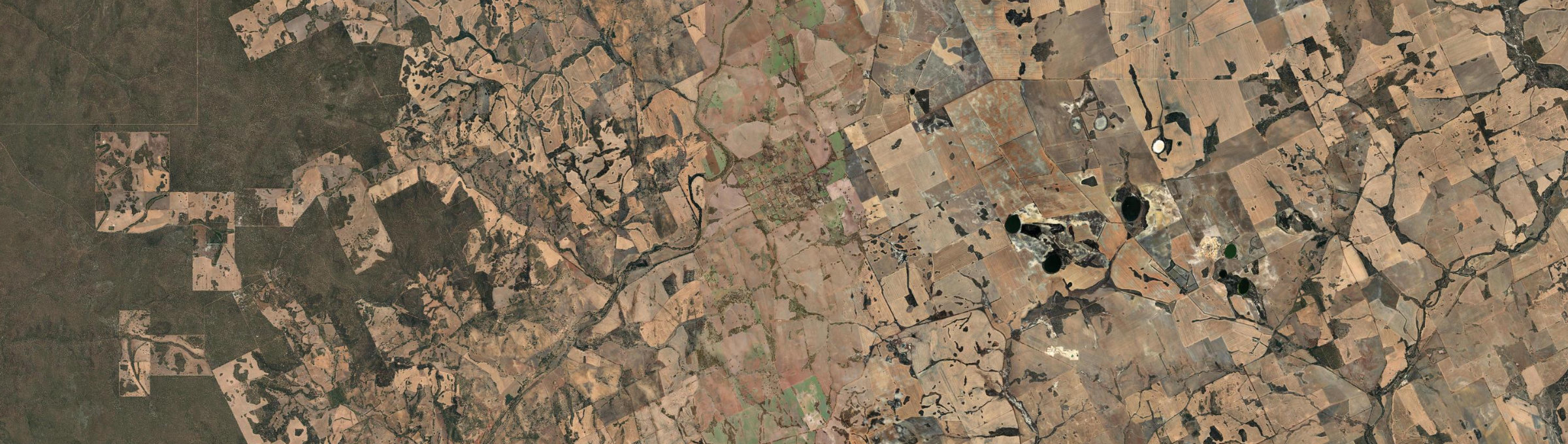 Aerial view of Bejoording, WA