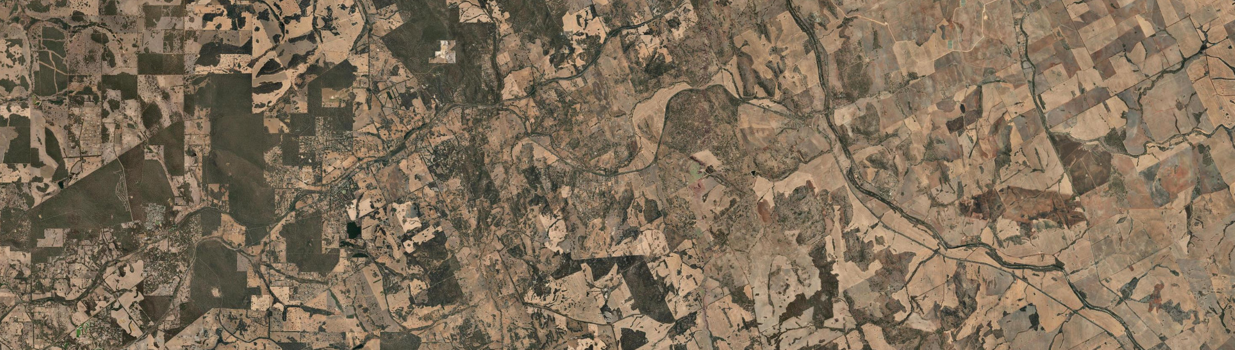 Aerial view of Mokine, WA