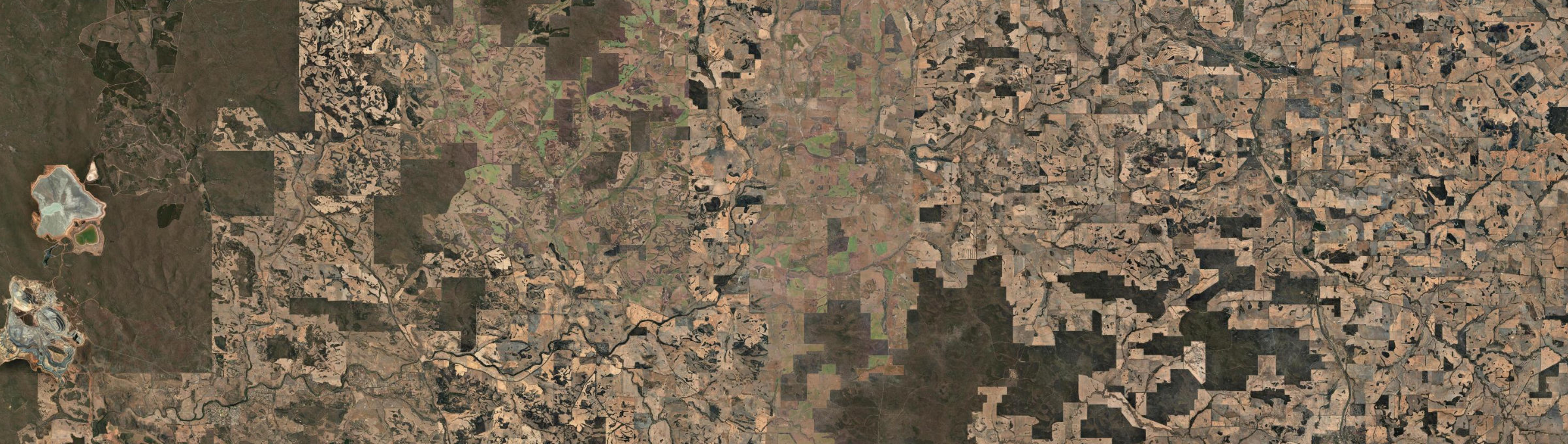 Aerial view of Codjatotine, WA