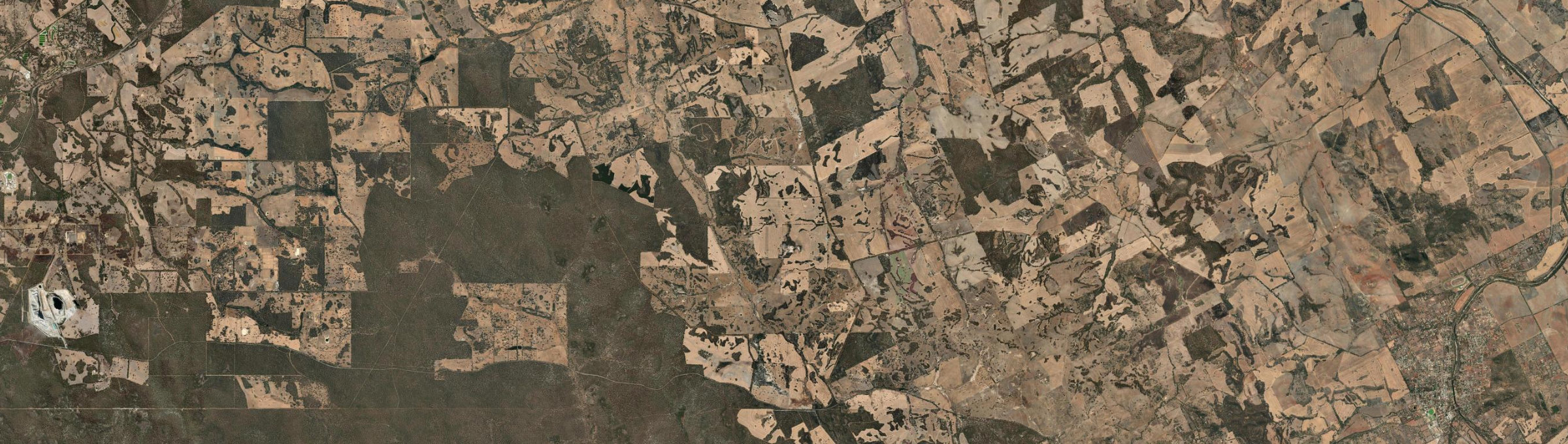Aerial view of Inkpen, WA