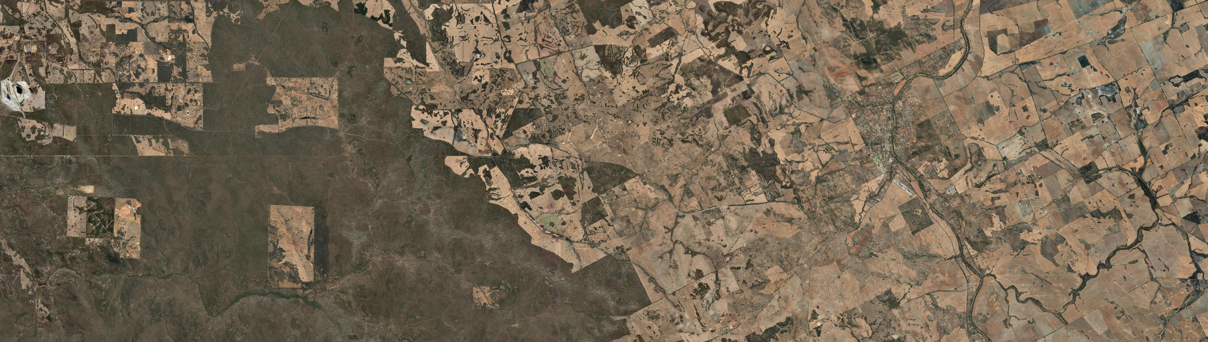Aerial view of St Ronans, WA
