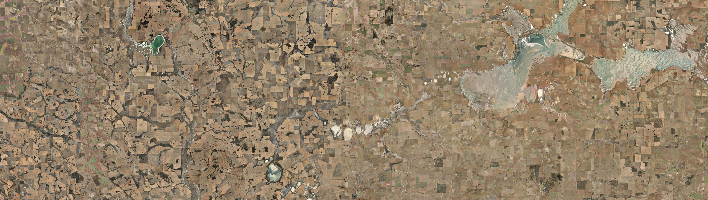 Aerial view of Koomberkine, WA