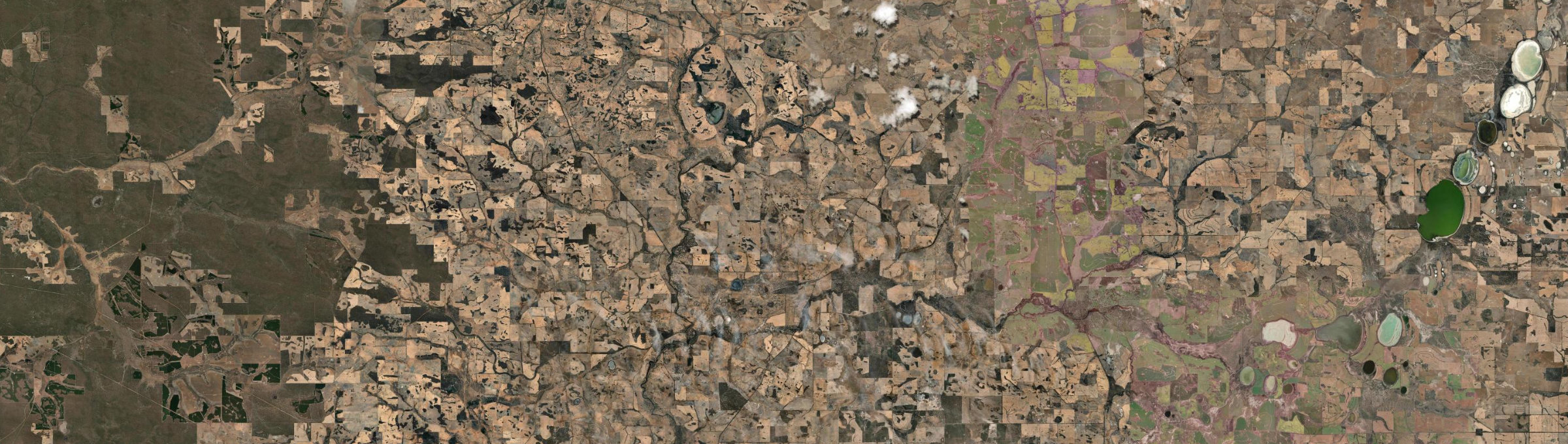 Aerial view of Bokal, WA