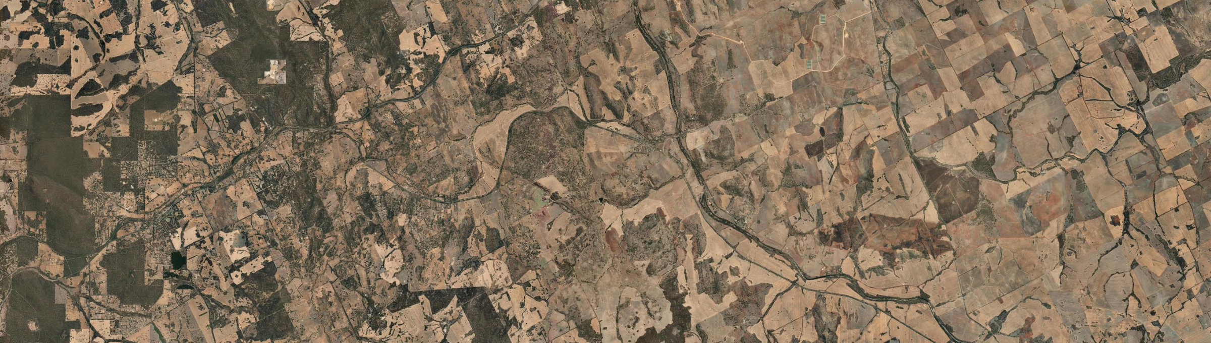 Aerial view of Spencers Brook, WA