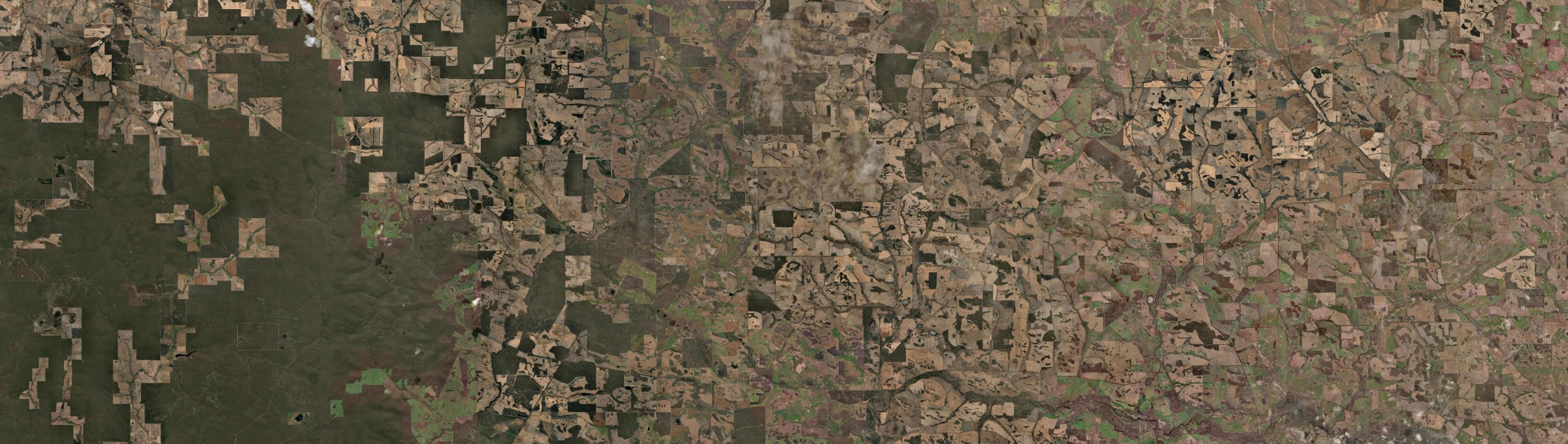 Aerial view of Mobrup, WA