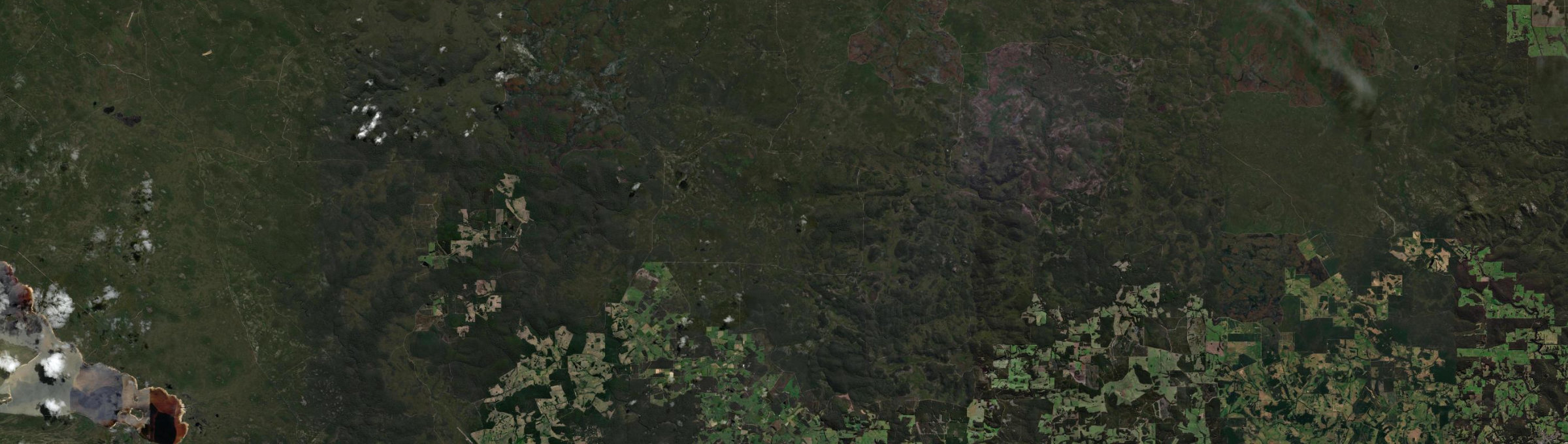 Aerial view of Trent, WA