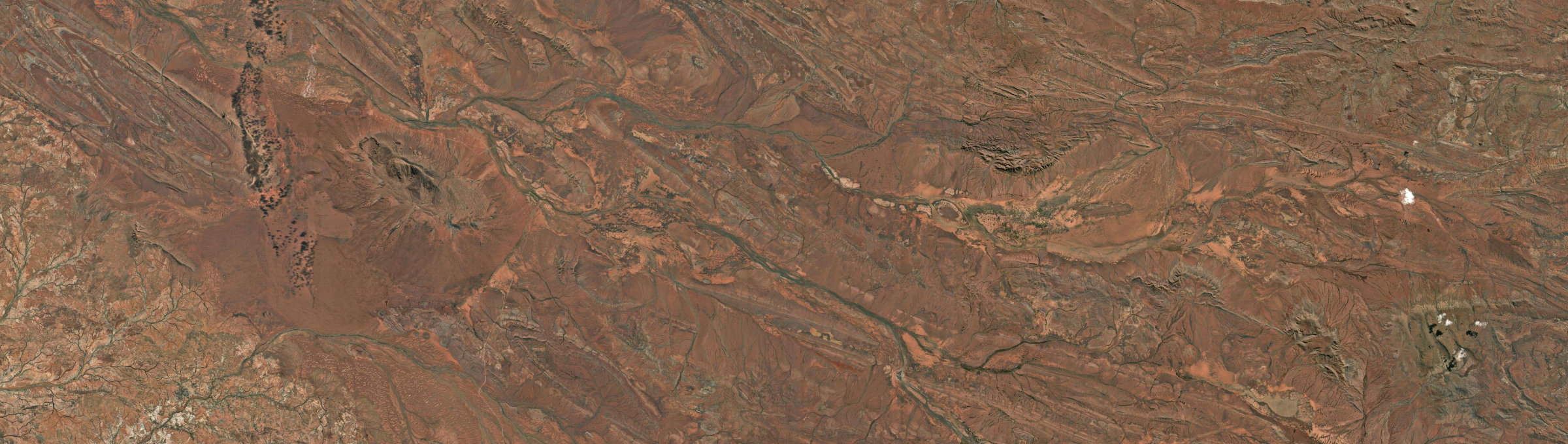 Aerial view of East Lyons River, WA