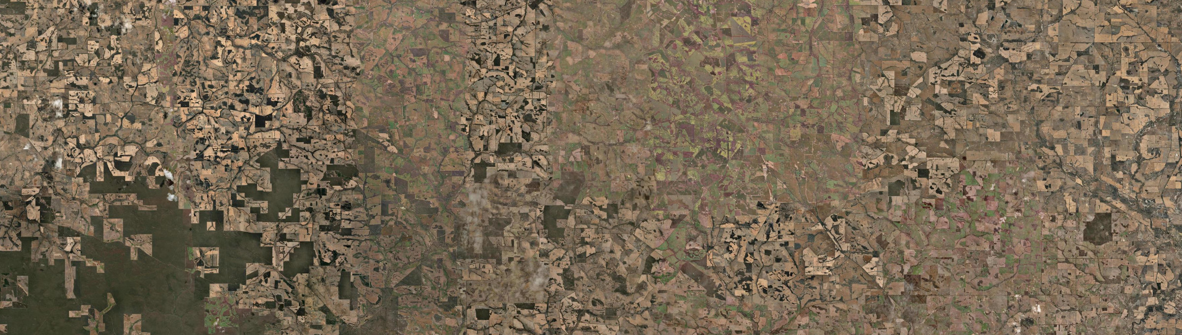 Aerial view of Jingalup, WA