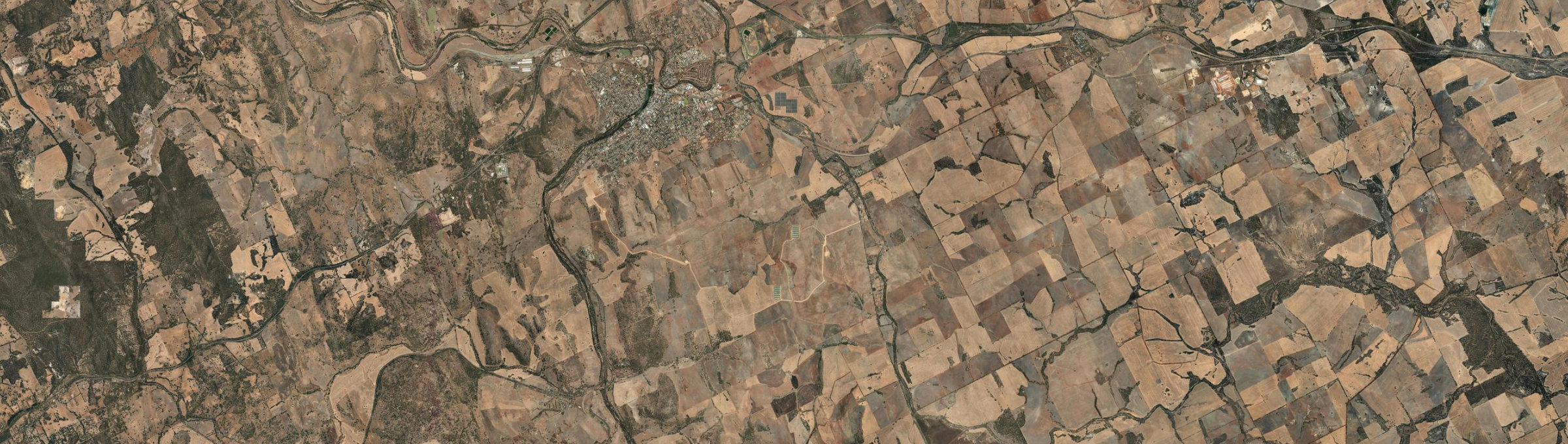 Aerial view of Muluckine, WA