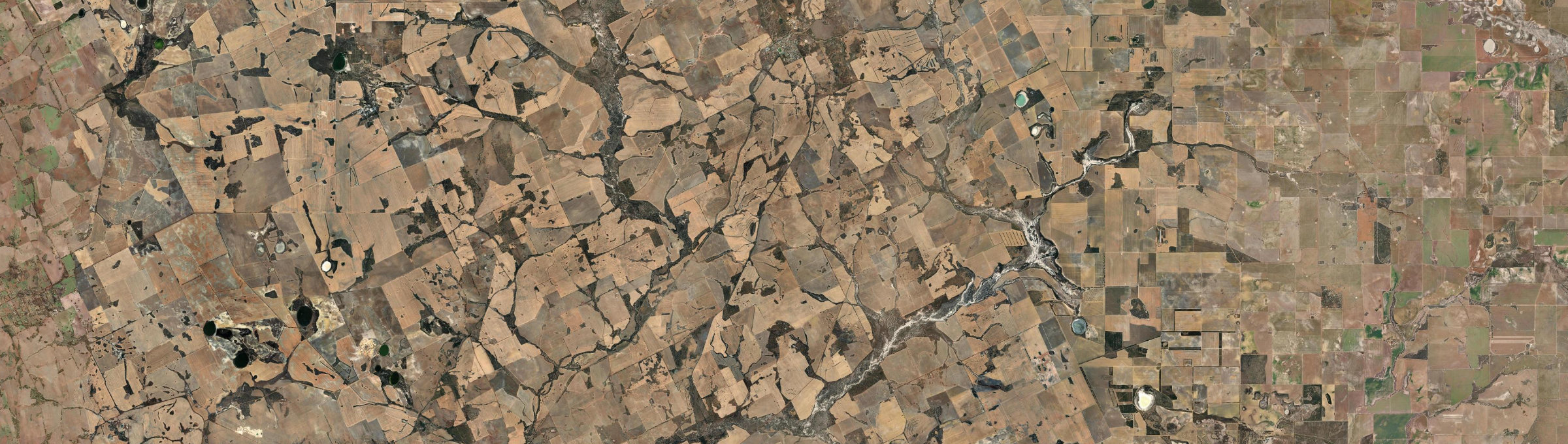 Aerial view of Hulongine, WA