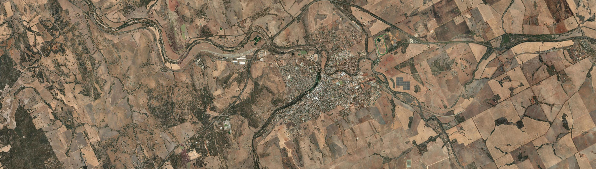 Aerial view of Northam, WA
