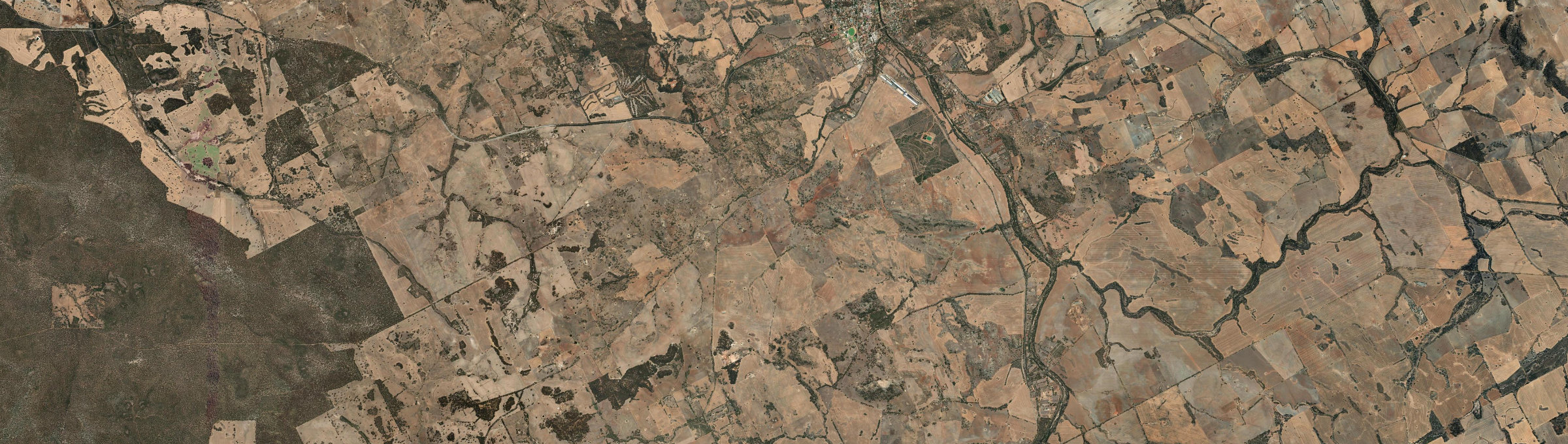 Aerial view of Balladong, WA