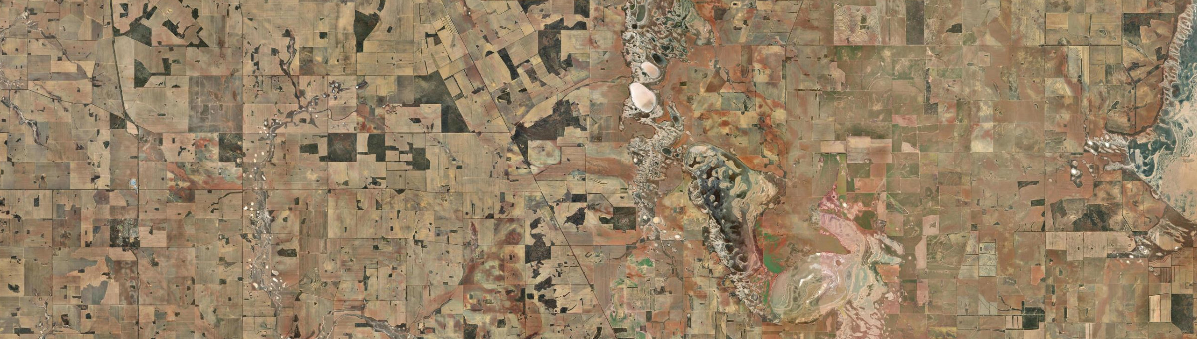 Aerial view of Xantippe, WA