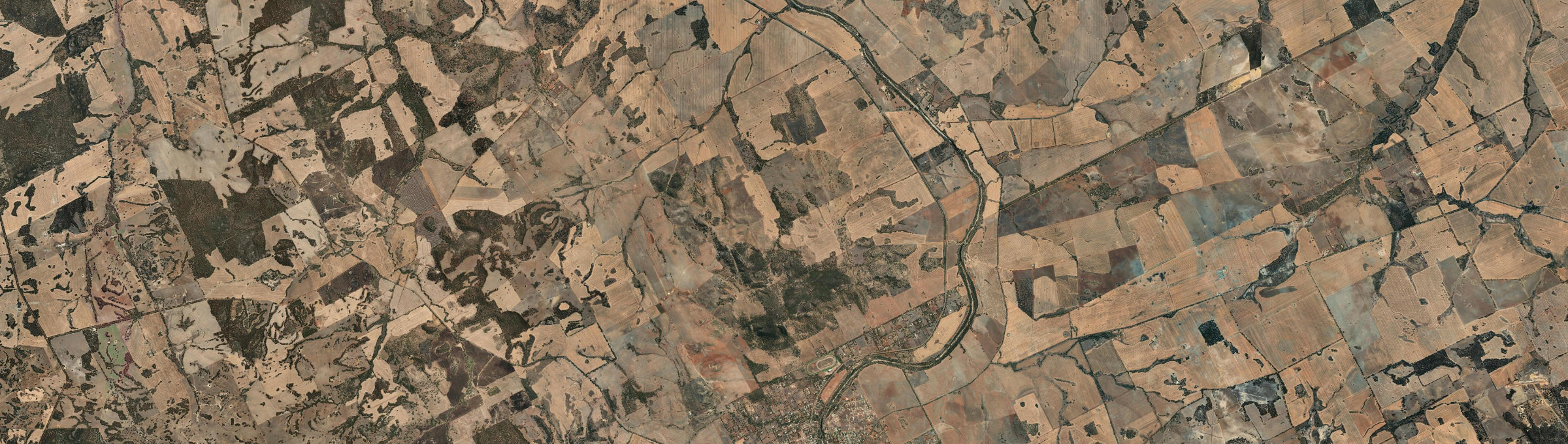 Aerial view of Burges, WA