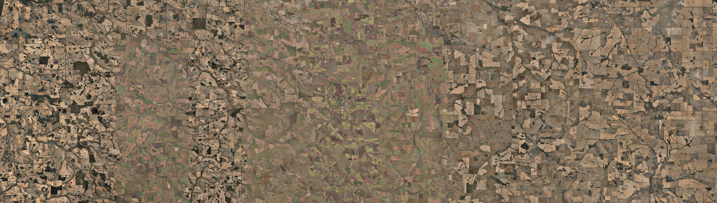Aerial view of Kojonup, WA
