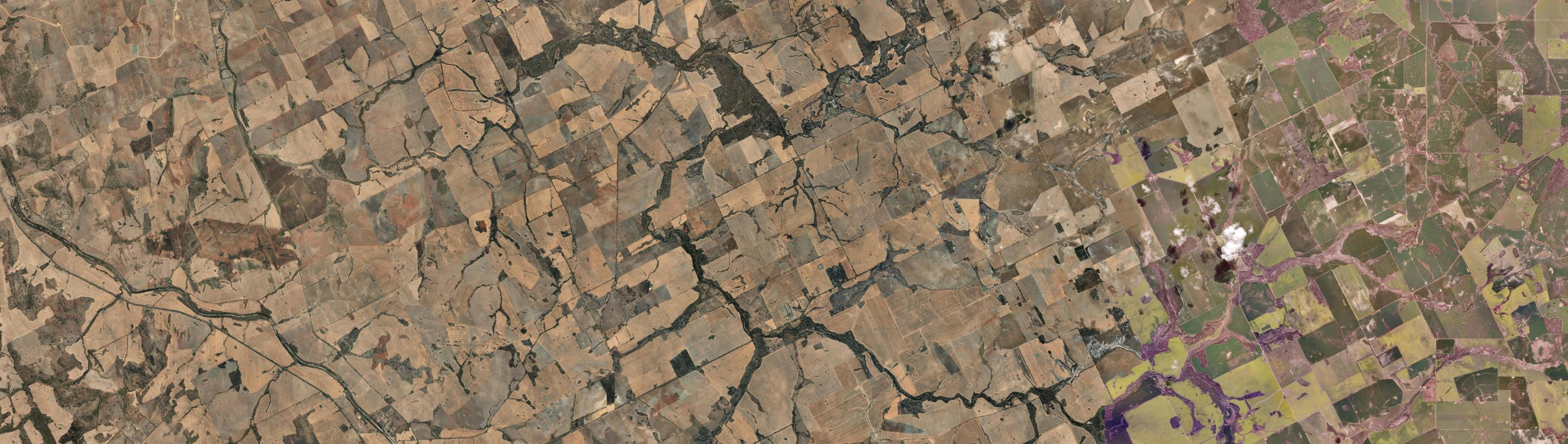 Aerial view of Caljie, WA
