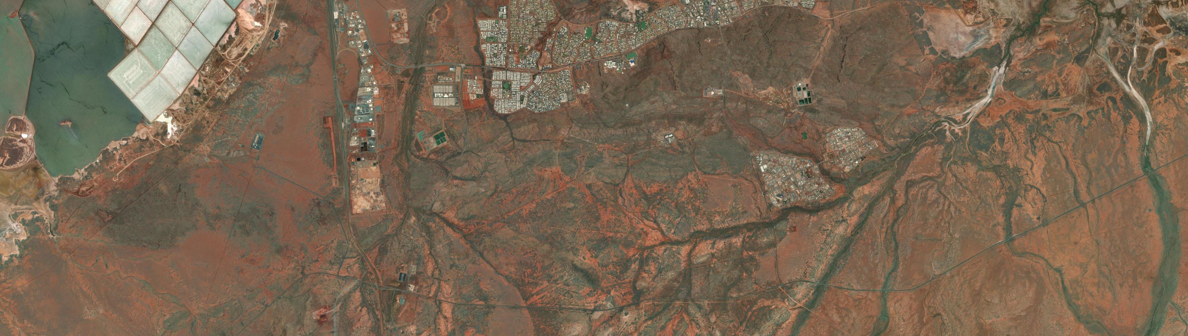 Aerial view of Stove Hill, WA