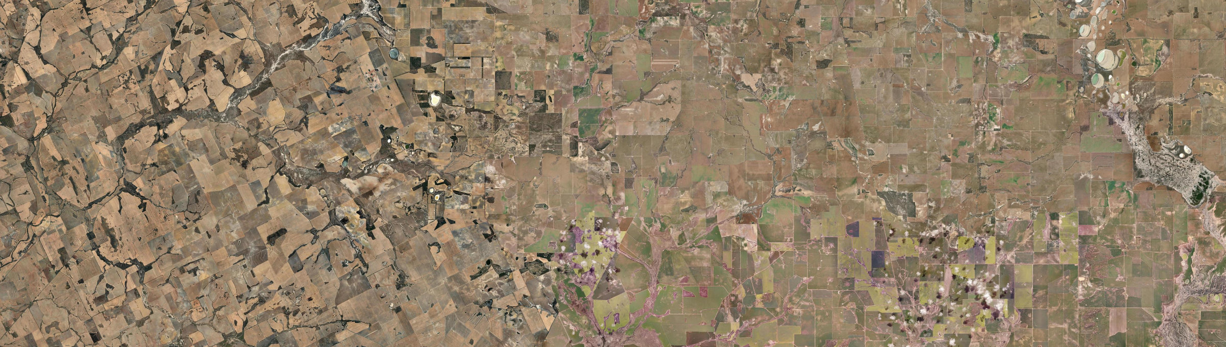 Aerial view of Quelagetting, WA