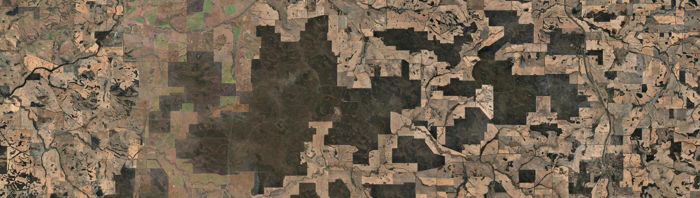 Aerial view of Dryandra, WA