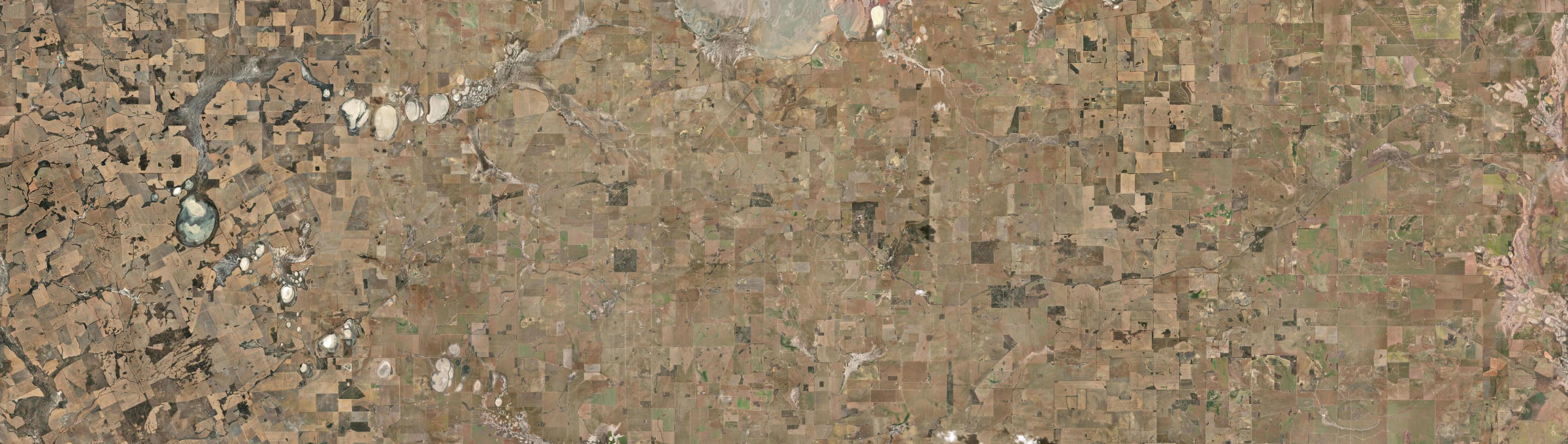 Aerial view of Benjaberring, WA