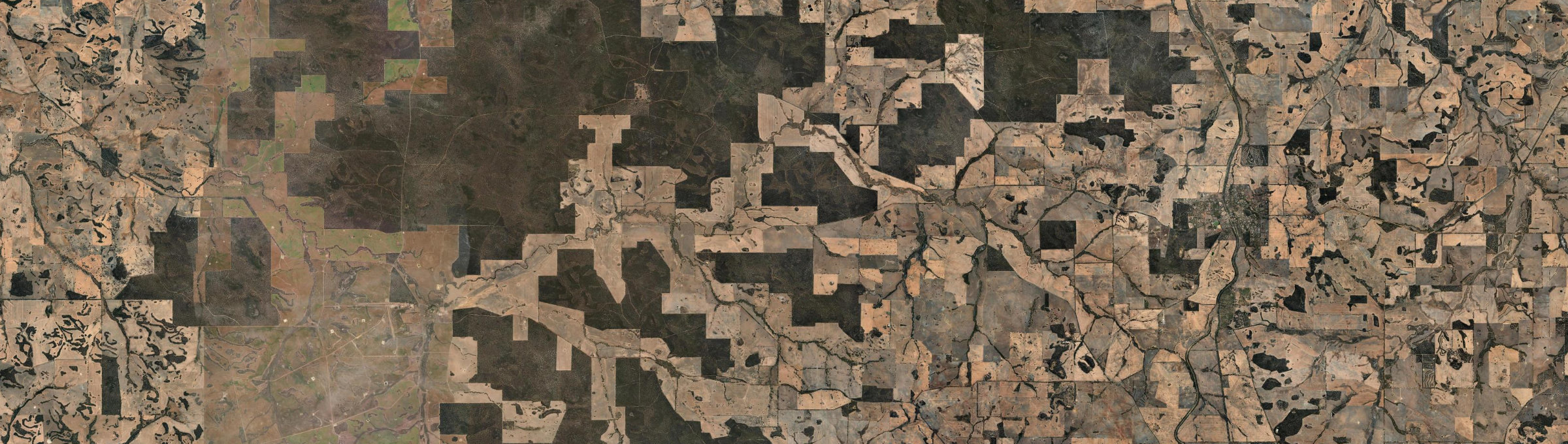 Aerial view of Contine, WA