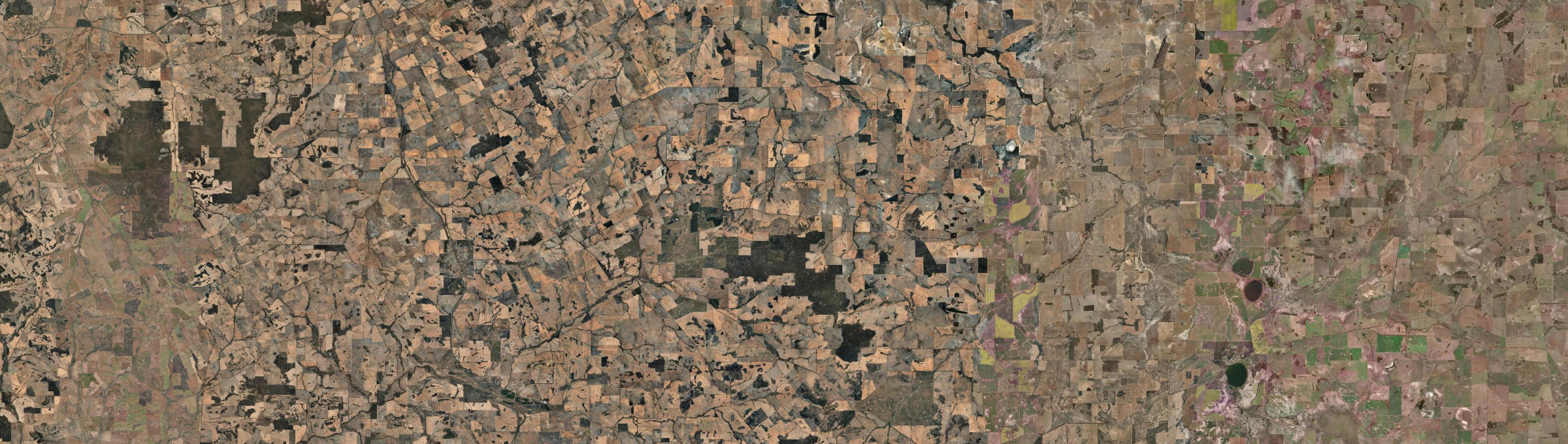 Aerial view of East Pingelly, WA