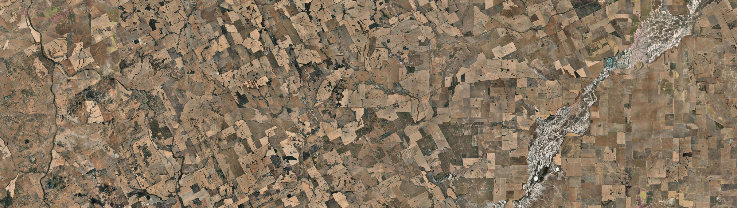 Aerial view of Morbinning, WA