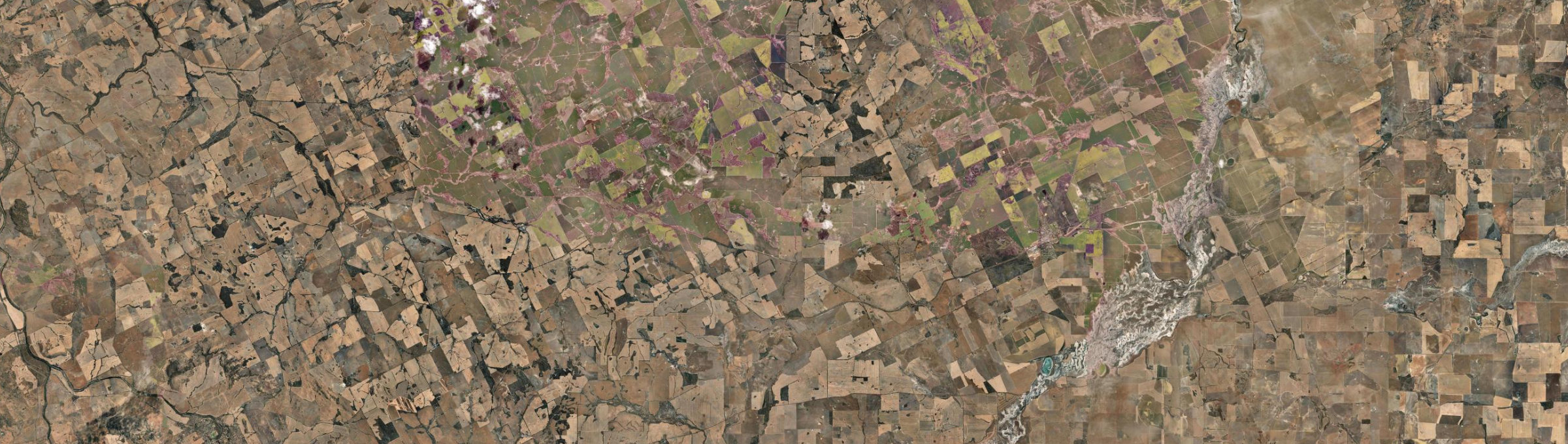 Aerial view of Dulbelling, WA