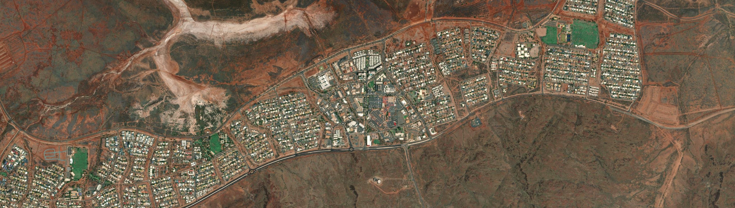 Aerial view of Karratha, WA