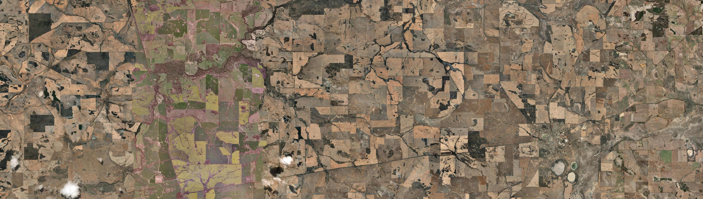 Aerial view of Minding, WA