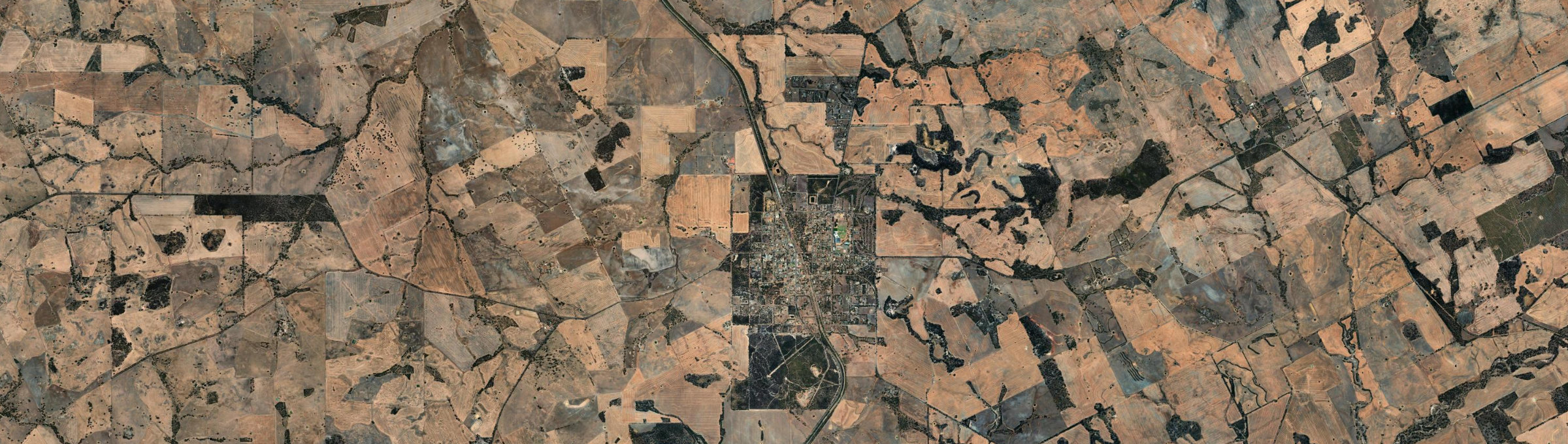 Aerial view of Pingelly, WA