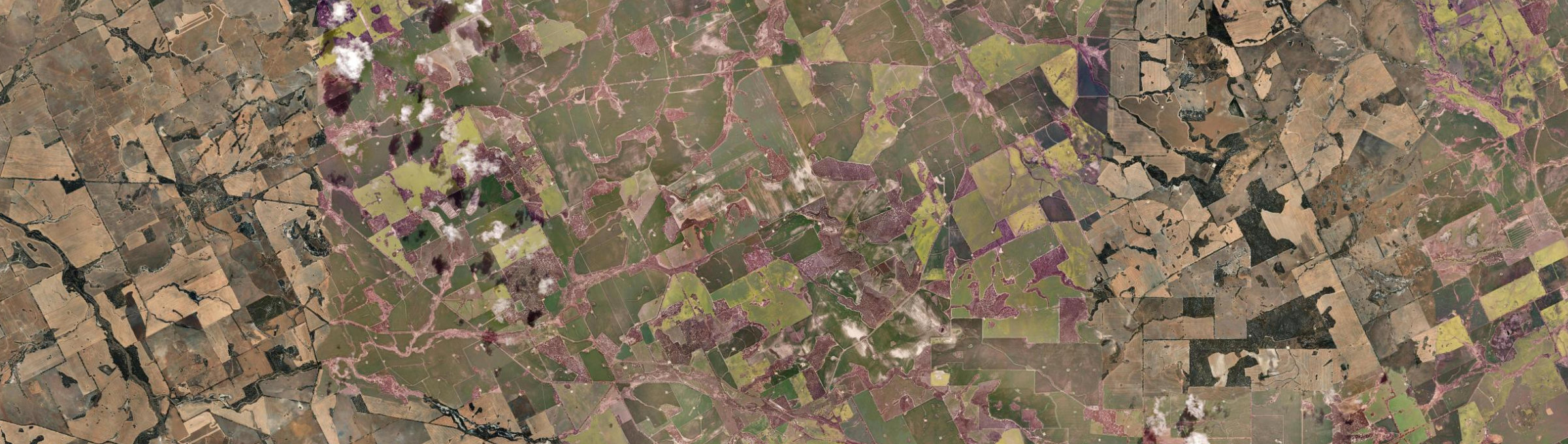 Aerial view of Balkuling, WA