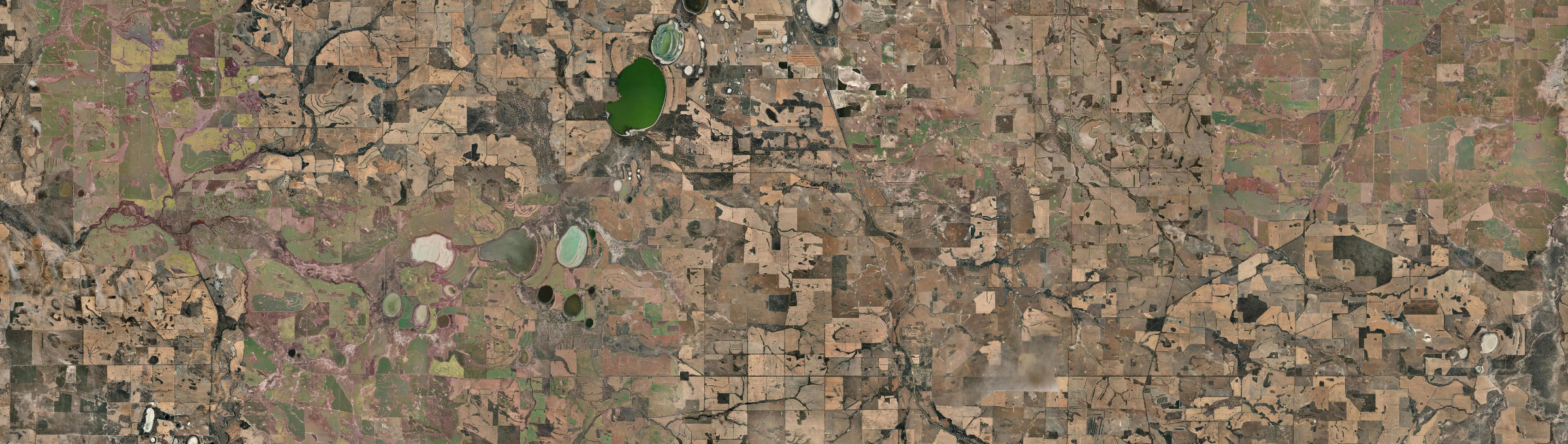 Aerial view of Boyerine, WA