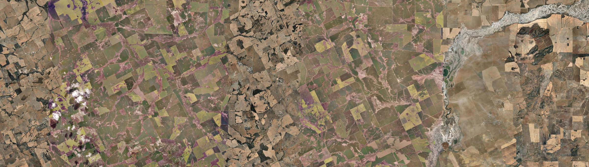 Aerial view of Cubbine, WA