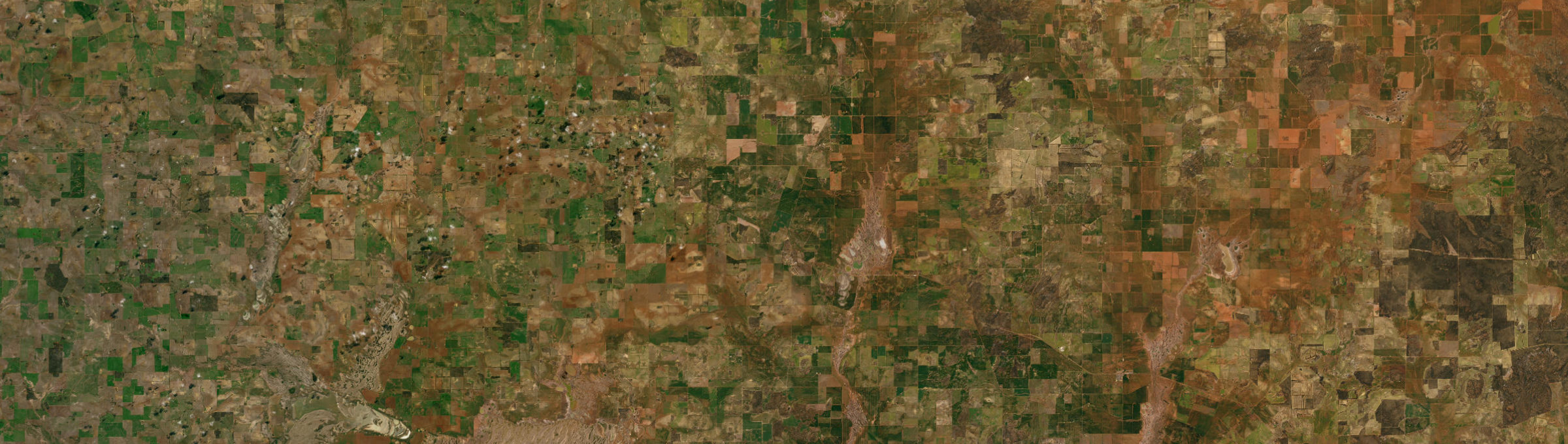 Aerial view of Bencubbin, WA