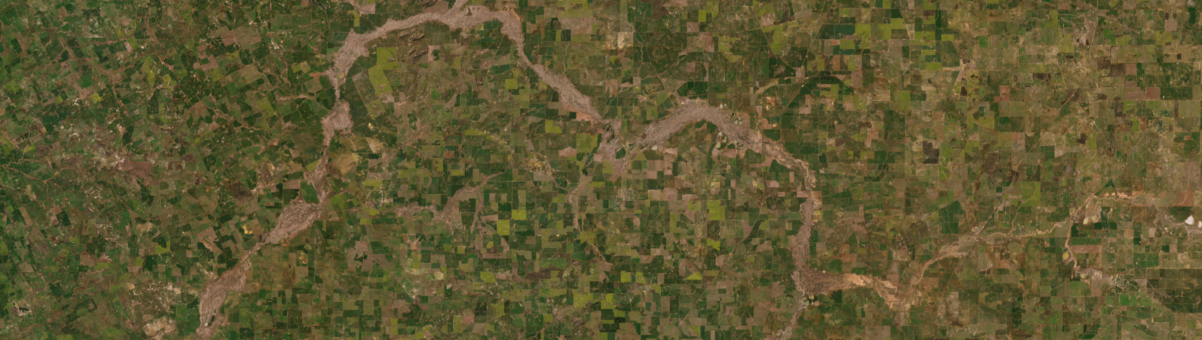 Aerial view of Shackleton, WA