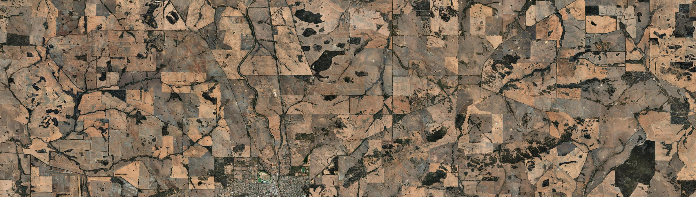Aerial view of Hillside (WA), WA