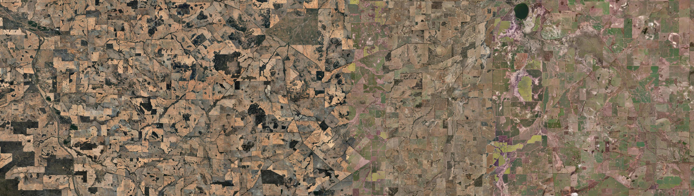 Aerial view of Gillimanning, WA