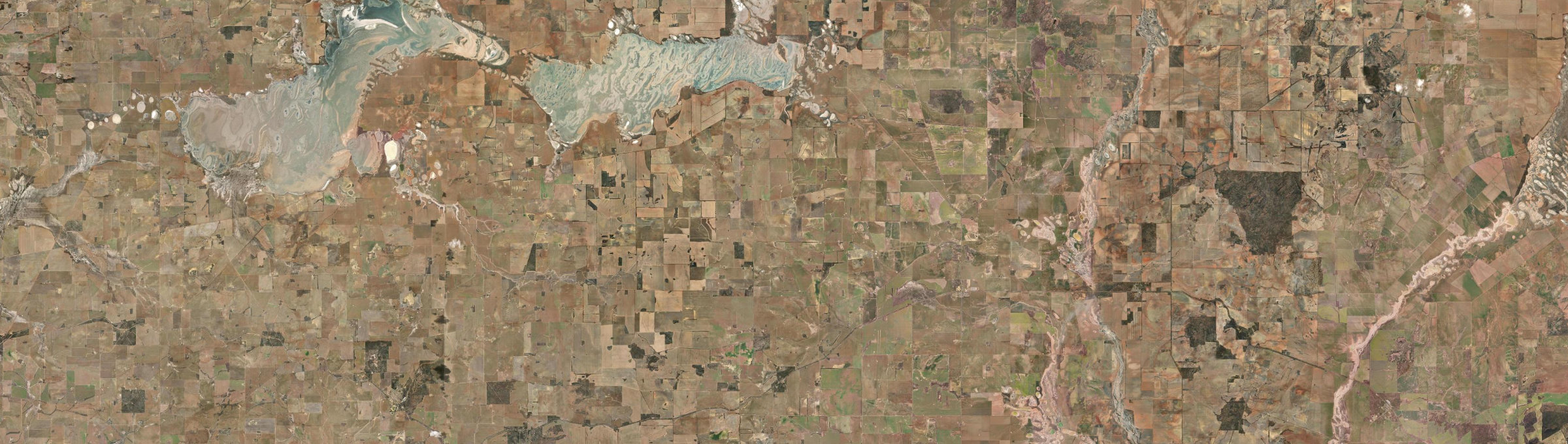 Aerial view of North Yelbeni, WA